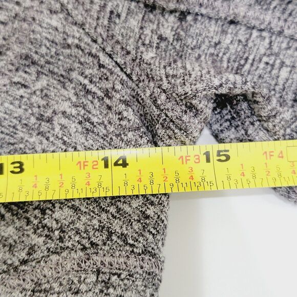 Lululemon Define Jacket Womens Size 4 Luon Heathered Black Gray Full Zip Workout - Picture 14 of 14